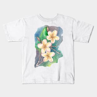 Tropical flowers Kids T-Shirt